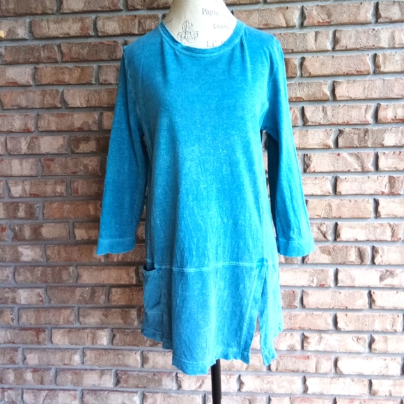 Poetry Tops - Poetry Hemp/Organic Cotton Blend Tunic Top.
